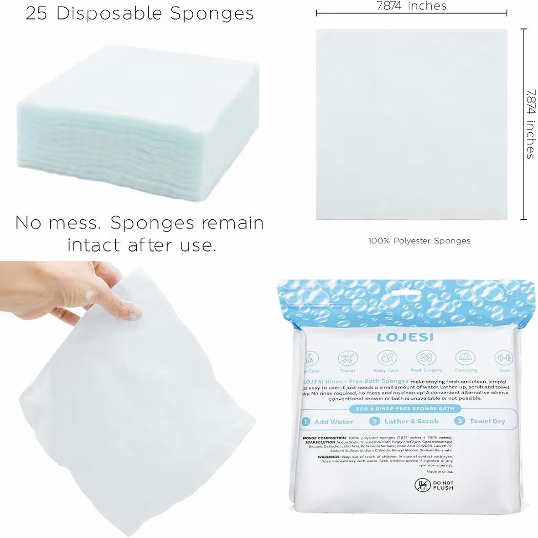 Acne&Rinse-Free Bath Wipes